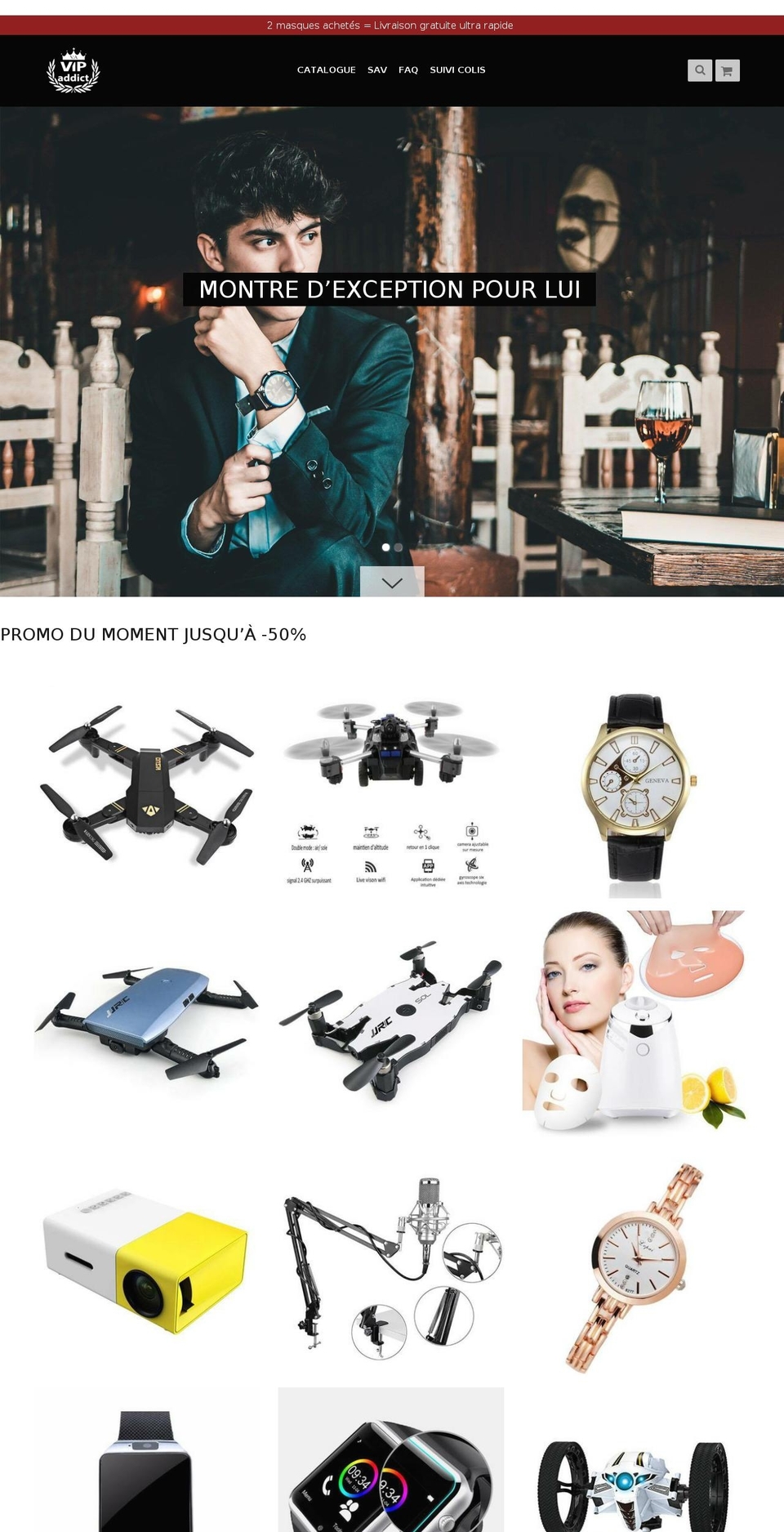 speedfly-1-11 Shopify theme site example vipaddict.com