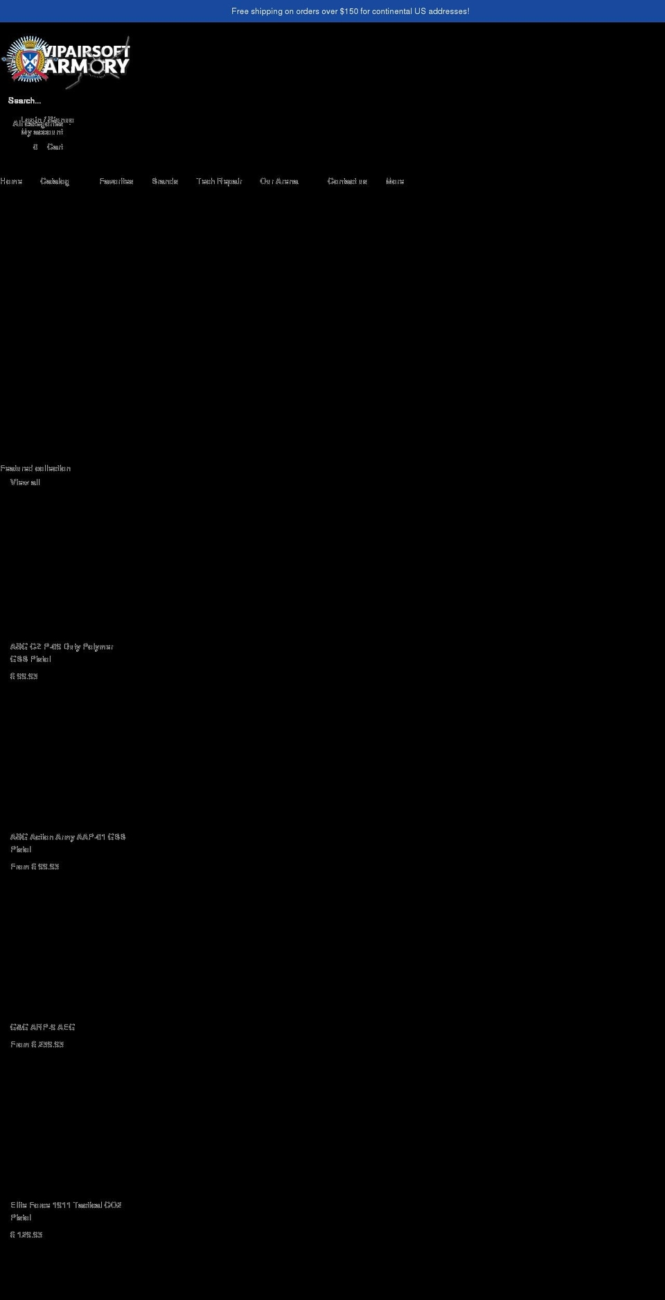 vipairsoft.myshopify.com shopify website screenshot
