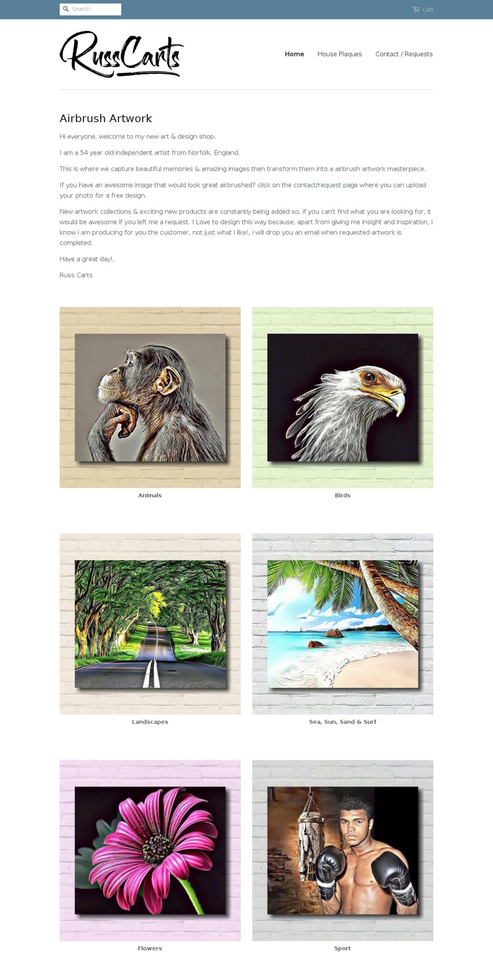 vipcartoon.com — Shopify storefront screenshot