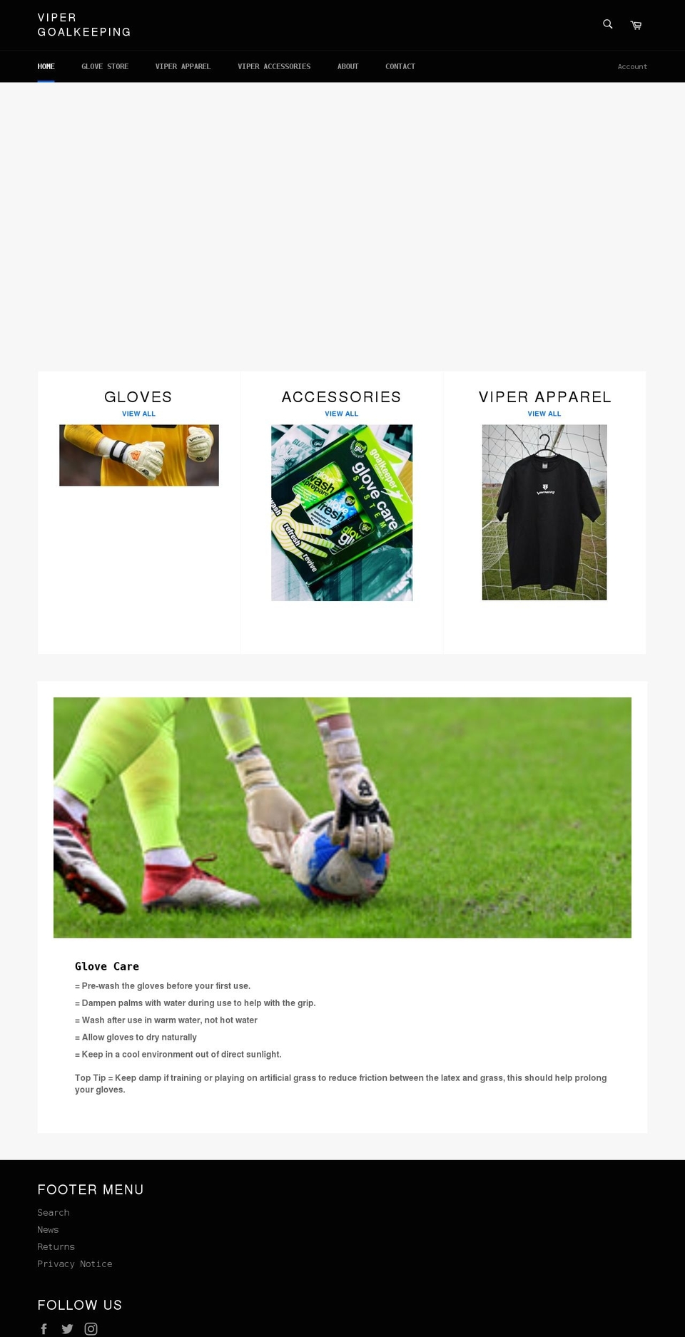vipergk.co.uk shopify website screenshot