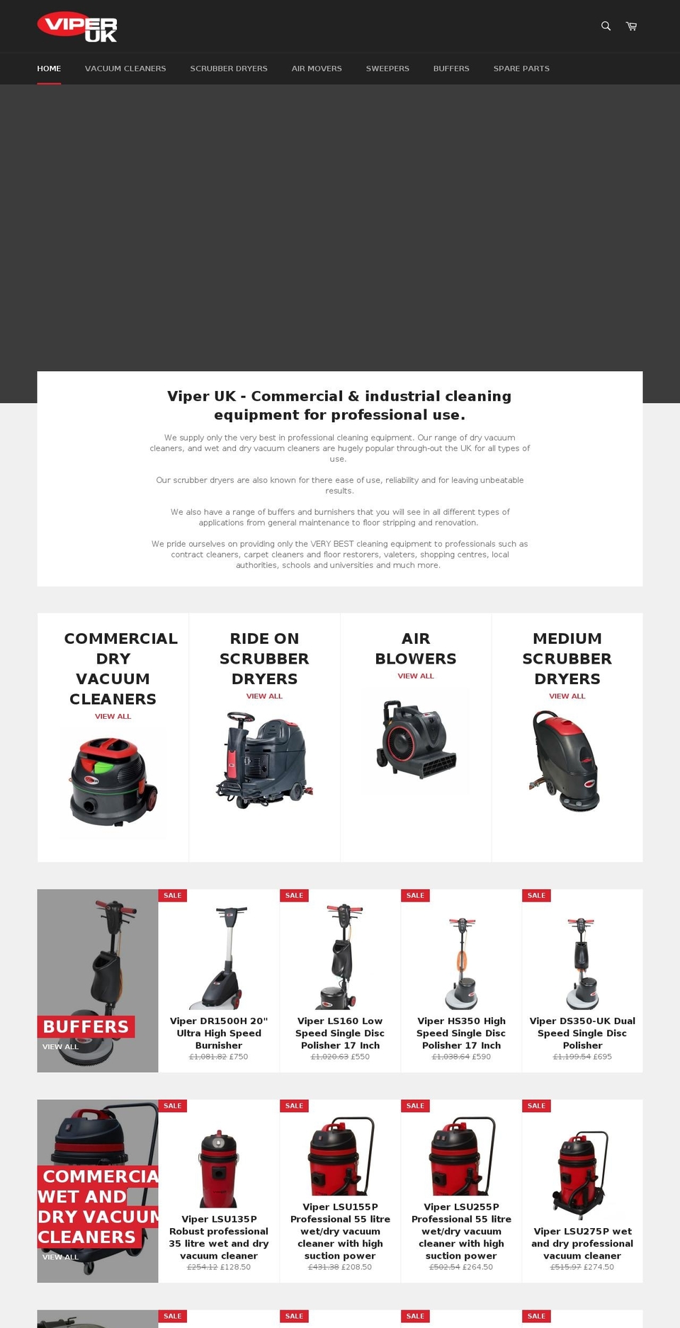 viperuk.com — Shopify storefront screenshot