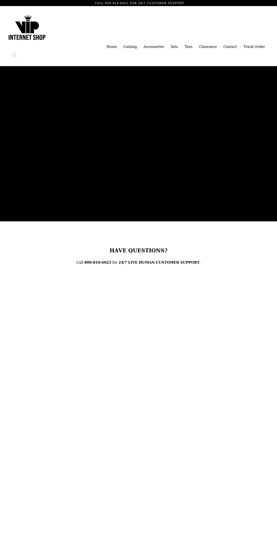 vipinternetshop.com shopify website screenshot