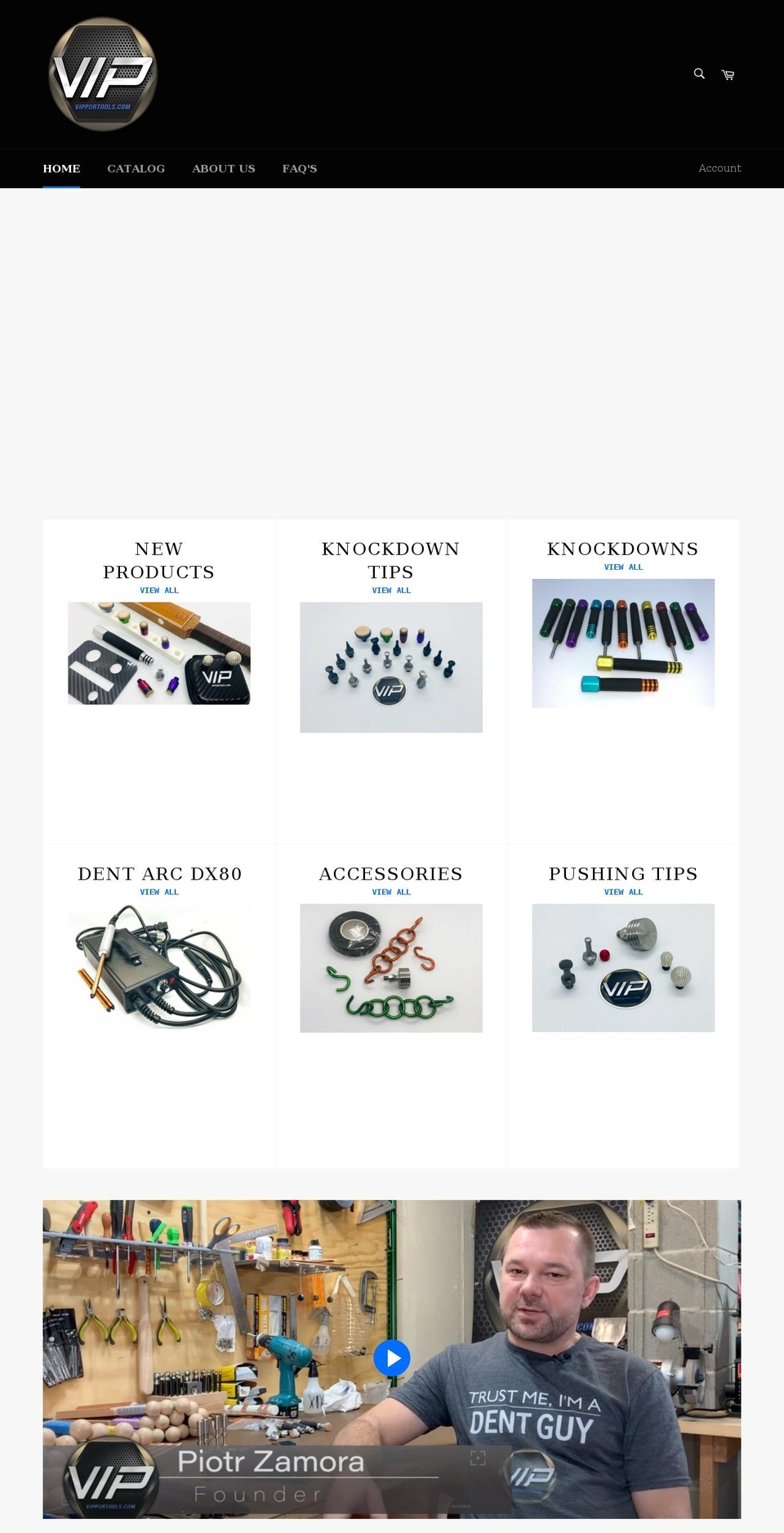 vippdrtools.com shopify website screenshot