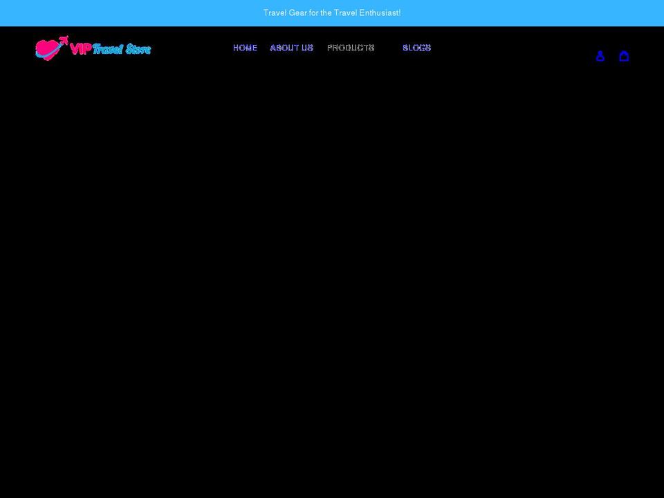 viptravelstore.com shopify website screenshot
