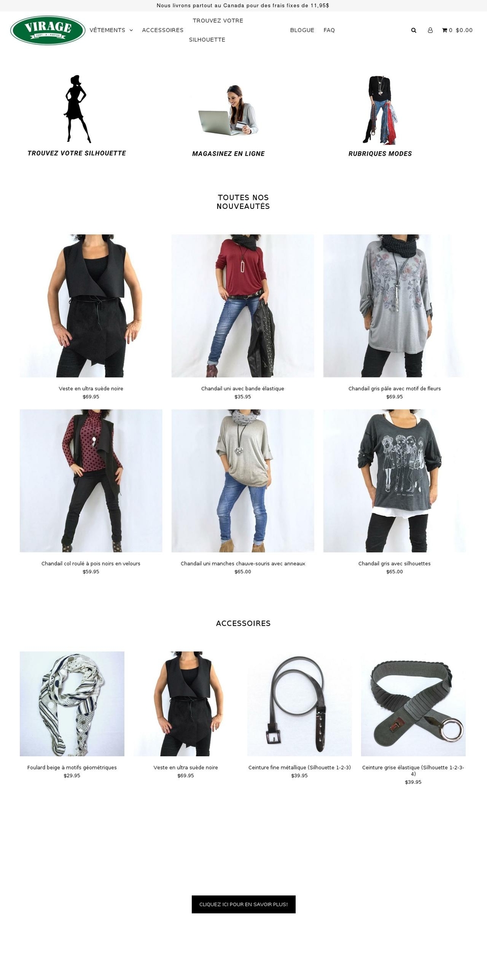 viragemode.com — Shopify storefront screenshot