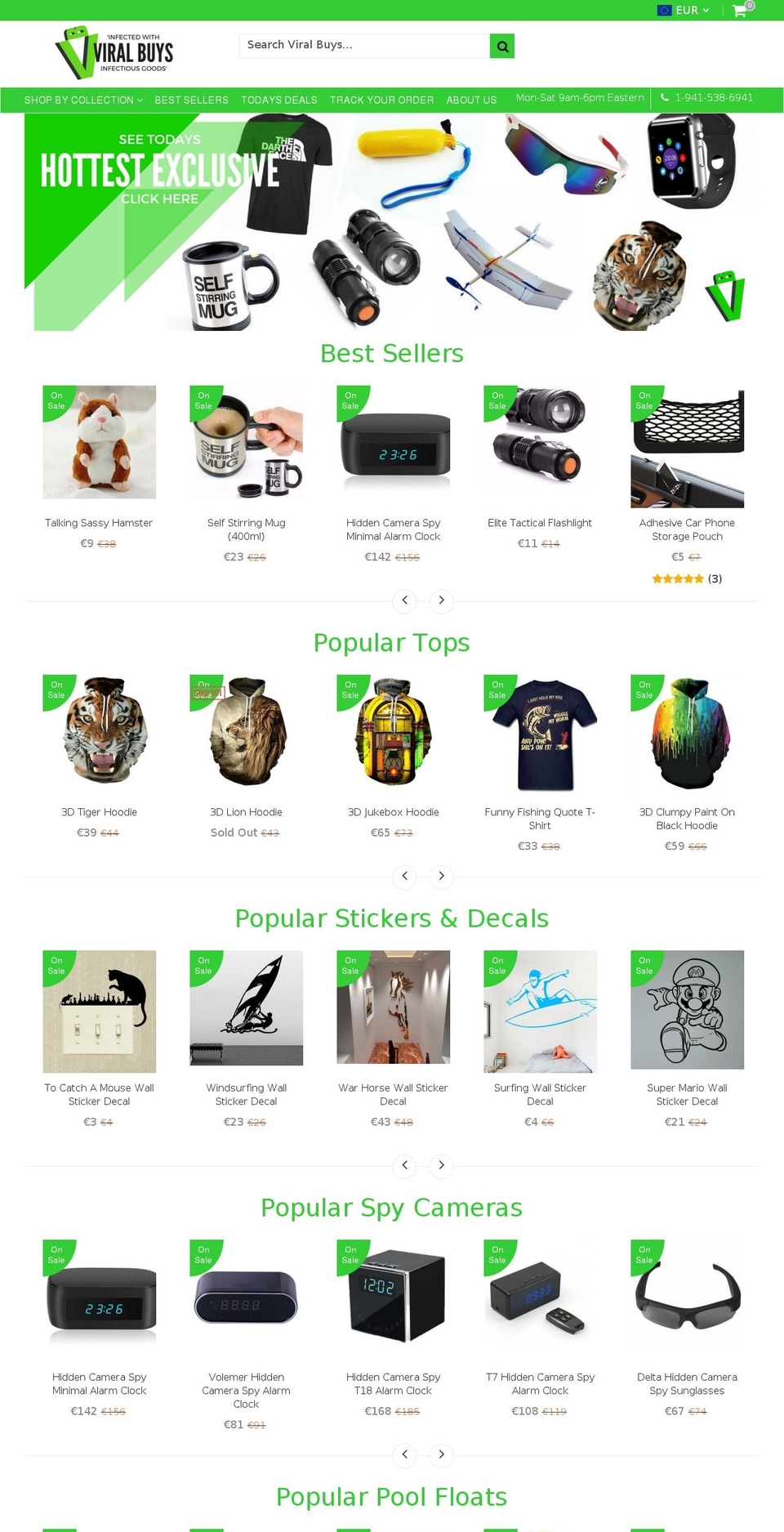 viral-buys.com — Shopify storefront screenshot
