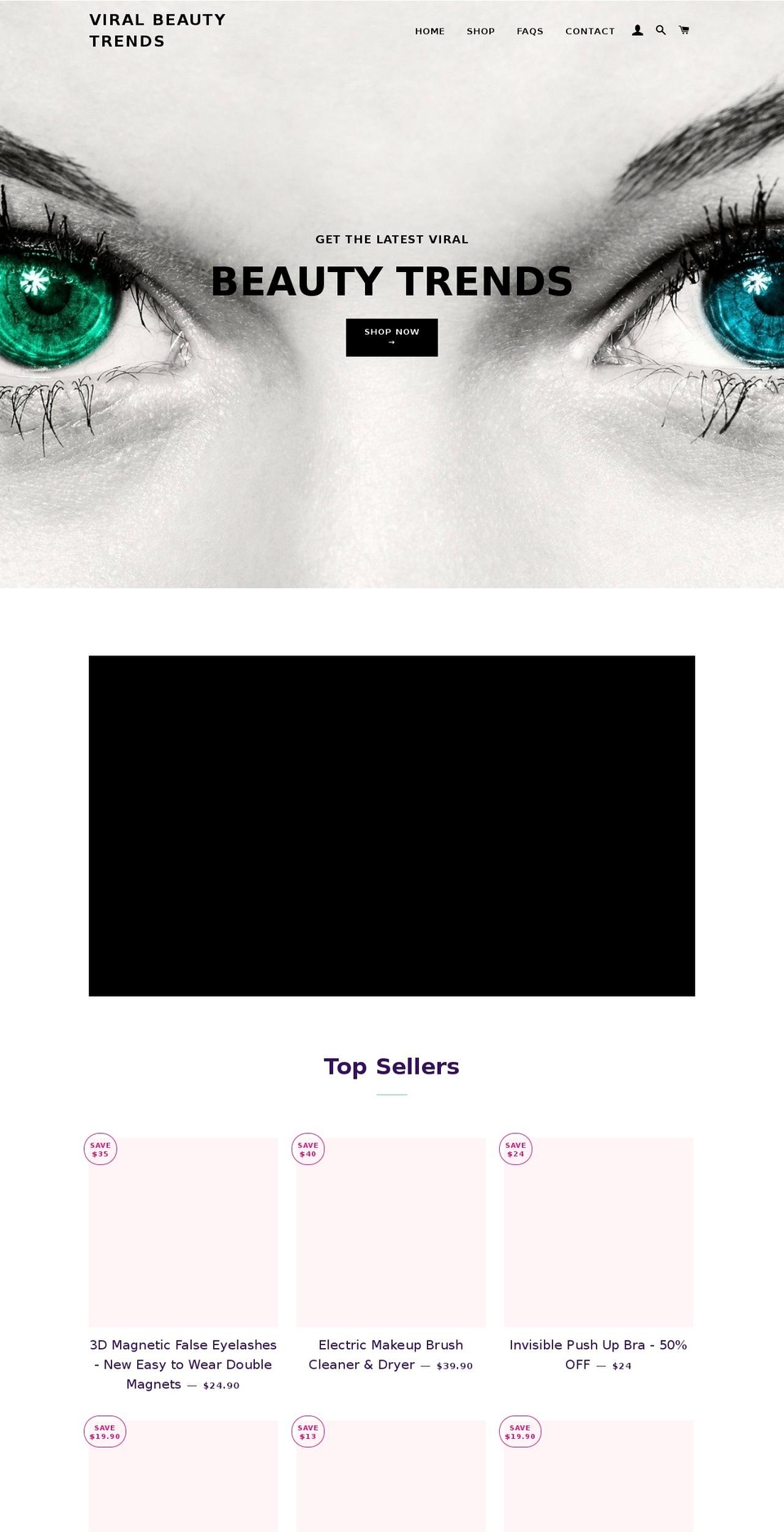 viralbeautytrends.com shopify website screenshot