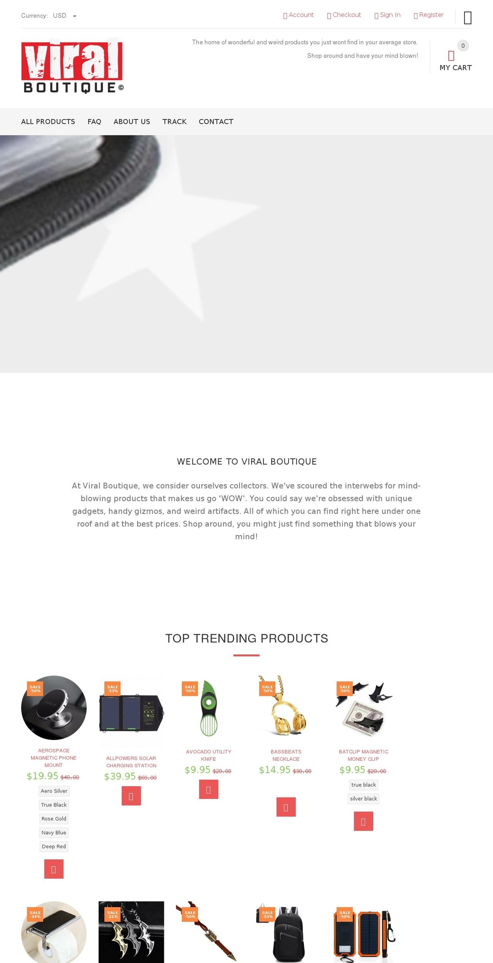 yourstore-v2-0-0 Shopify theme site example viralboutique.net