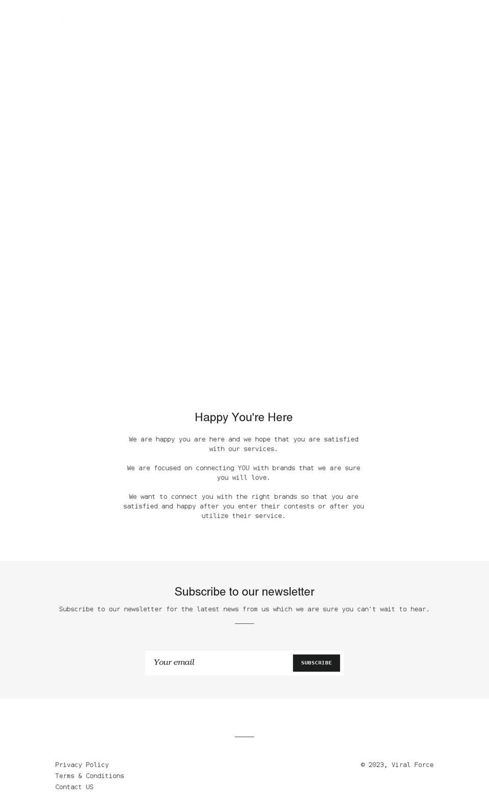 viralforce.net shopify website screenshot