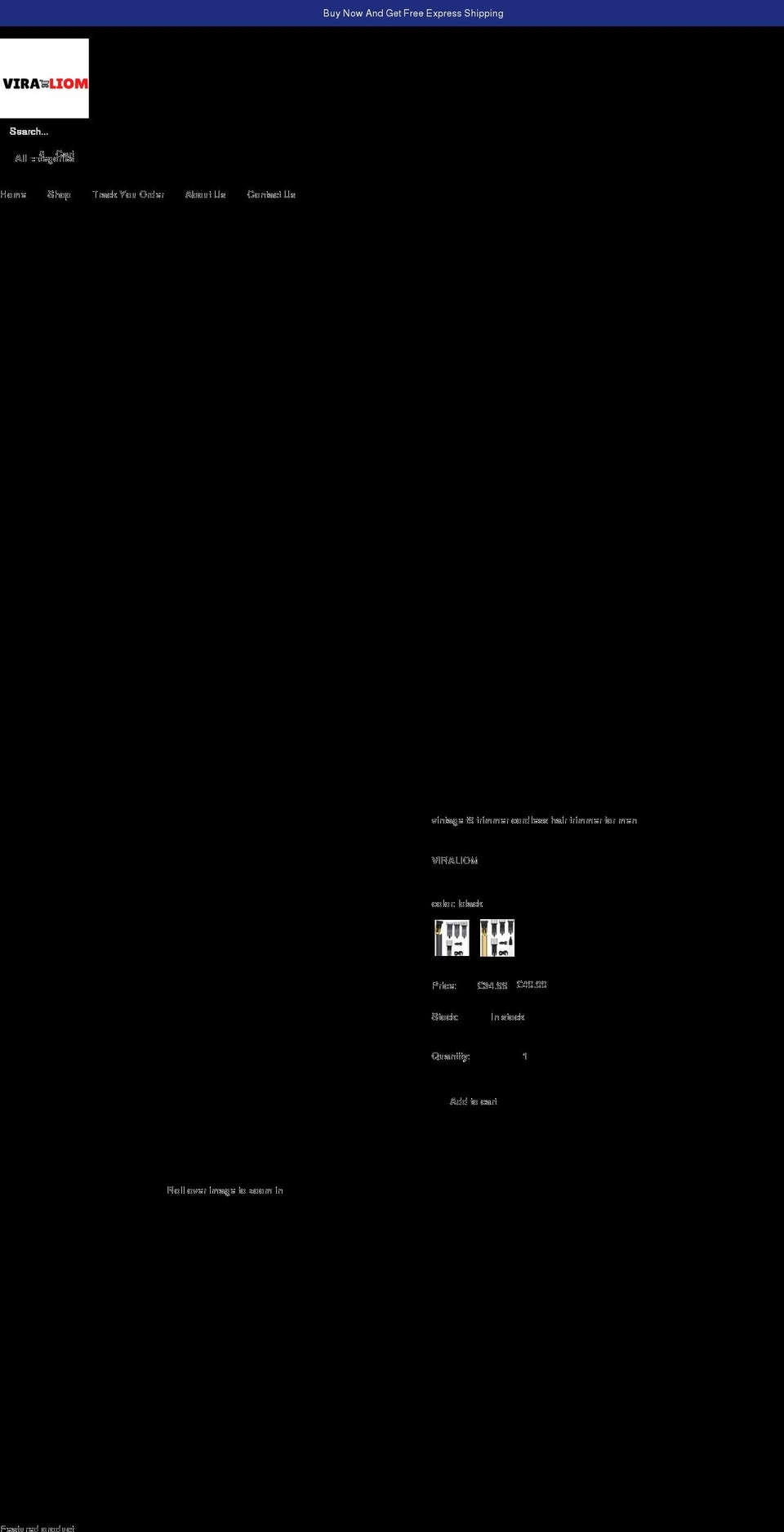 viraliom.com shopify website screenshot