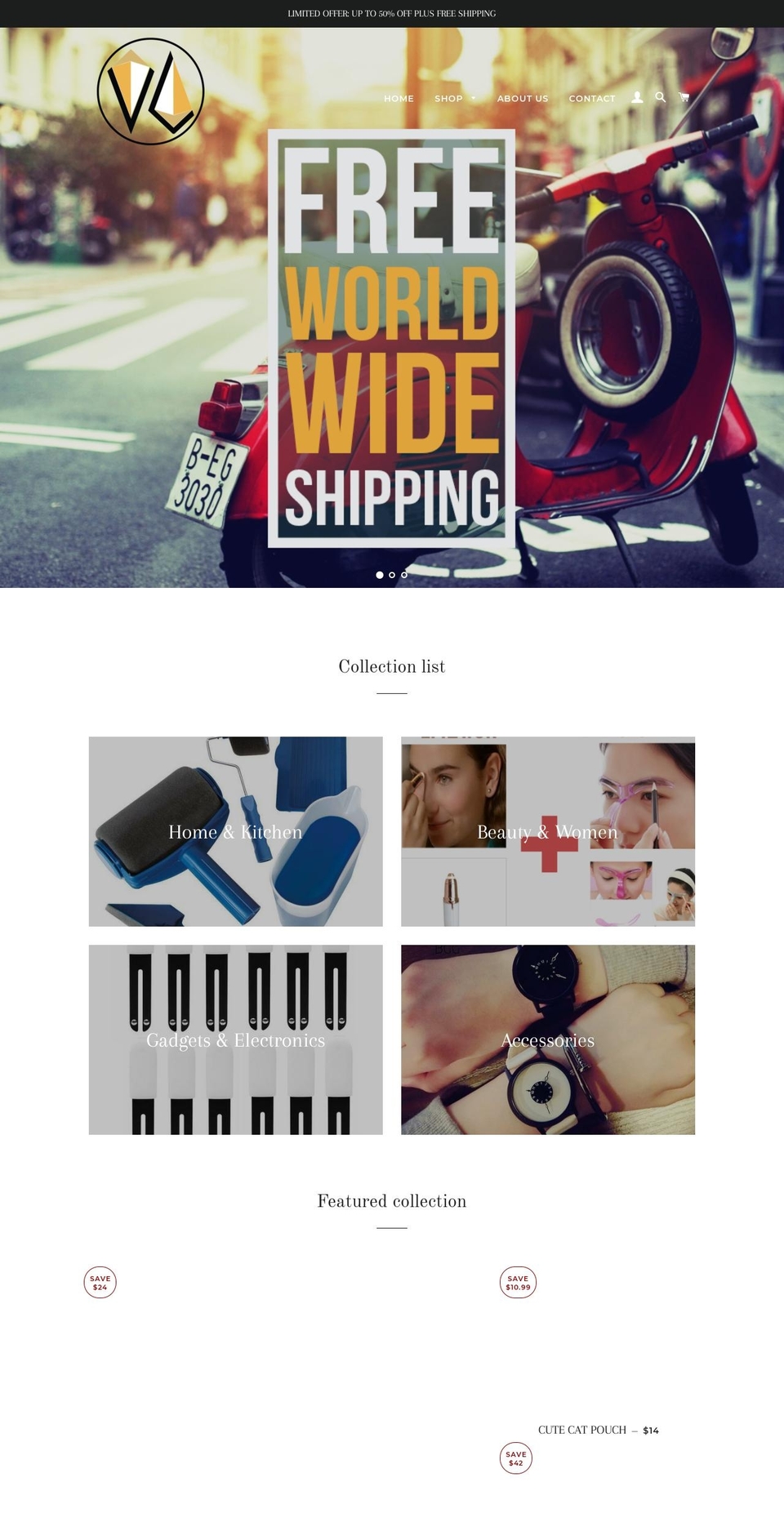 viraloot.com — Shopify storefront screenshot