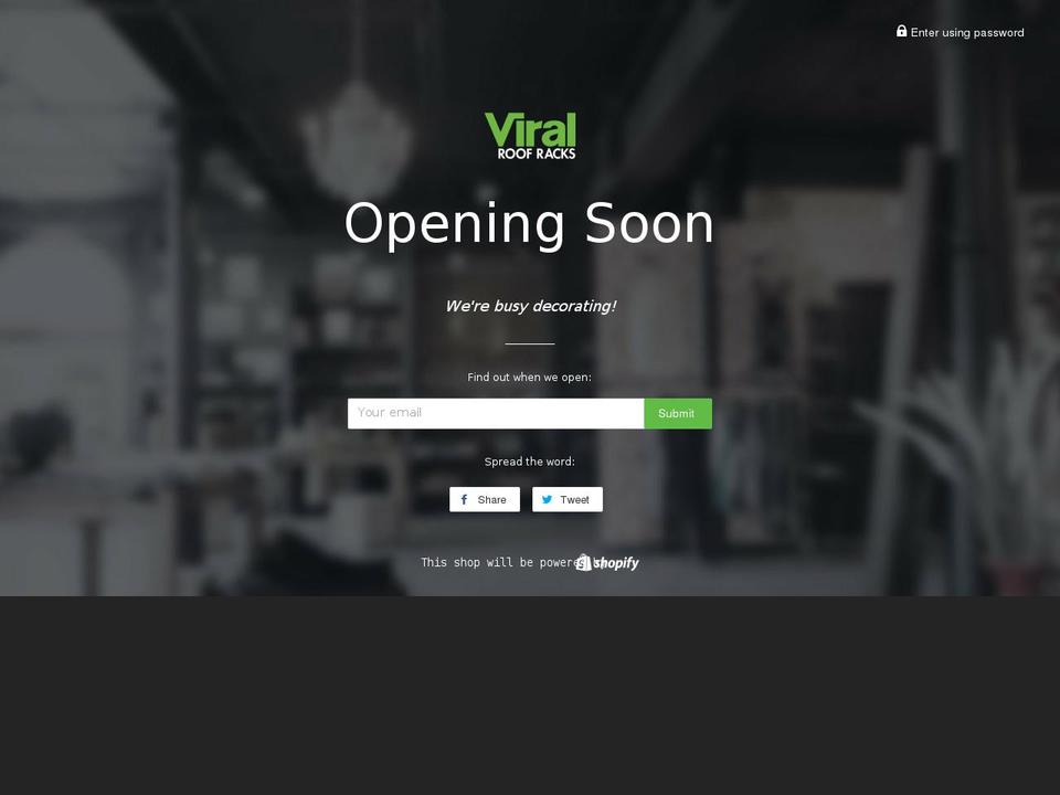 viralroofracks.com — Shopify storefront screenshot
