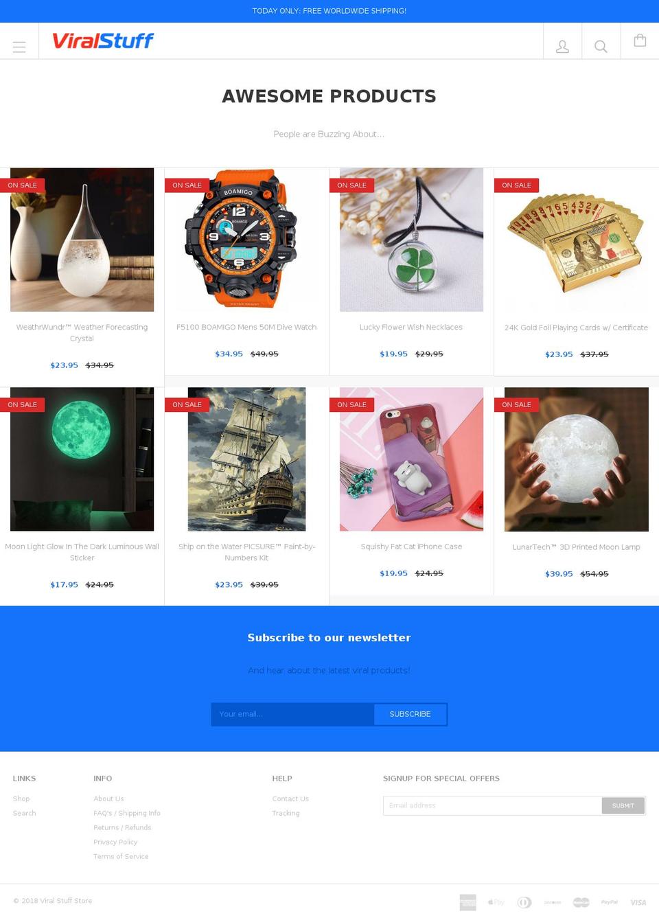 viralstuff.store shopify website screenshot