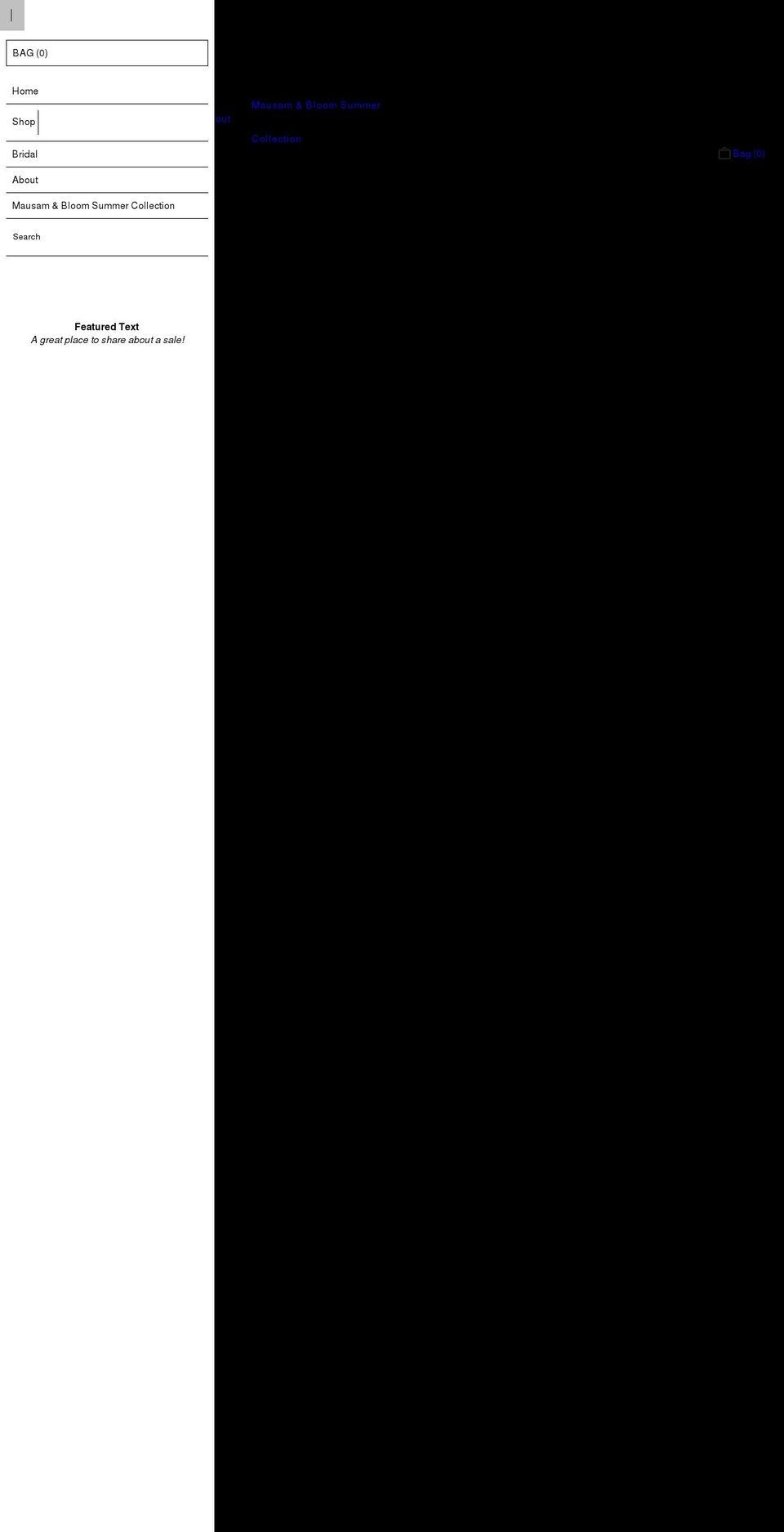 viranibyamy.com shopify website screenshot