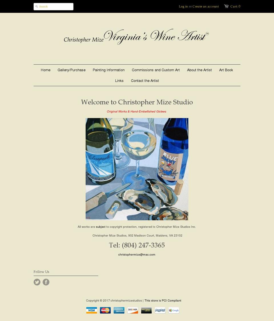 virginiasbeerartist.com shopify website screenshot