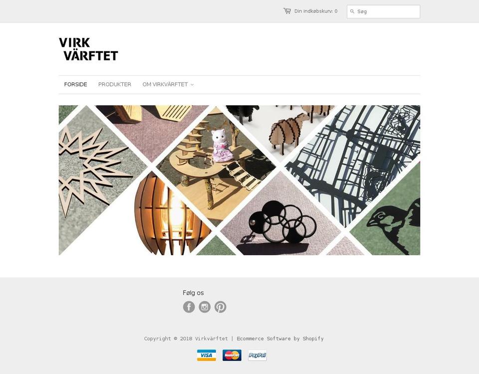 virkvarftet.dk shopify website screenshot