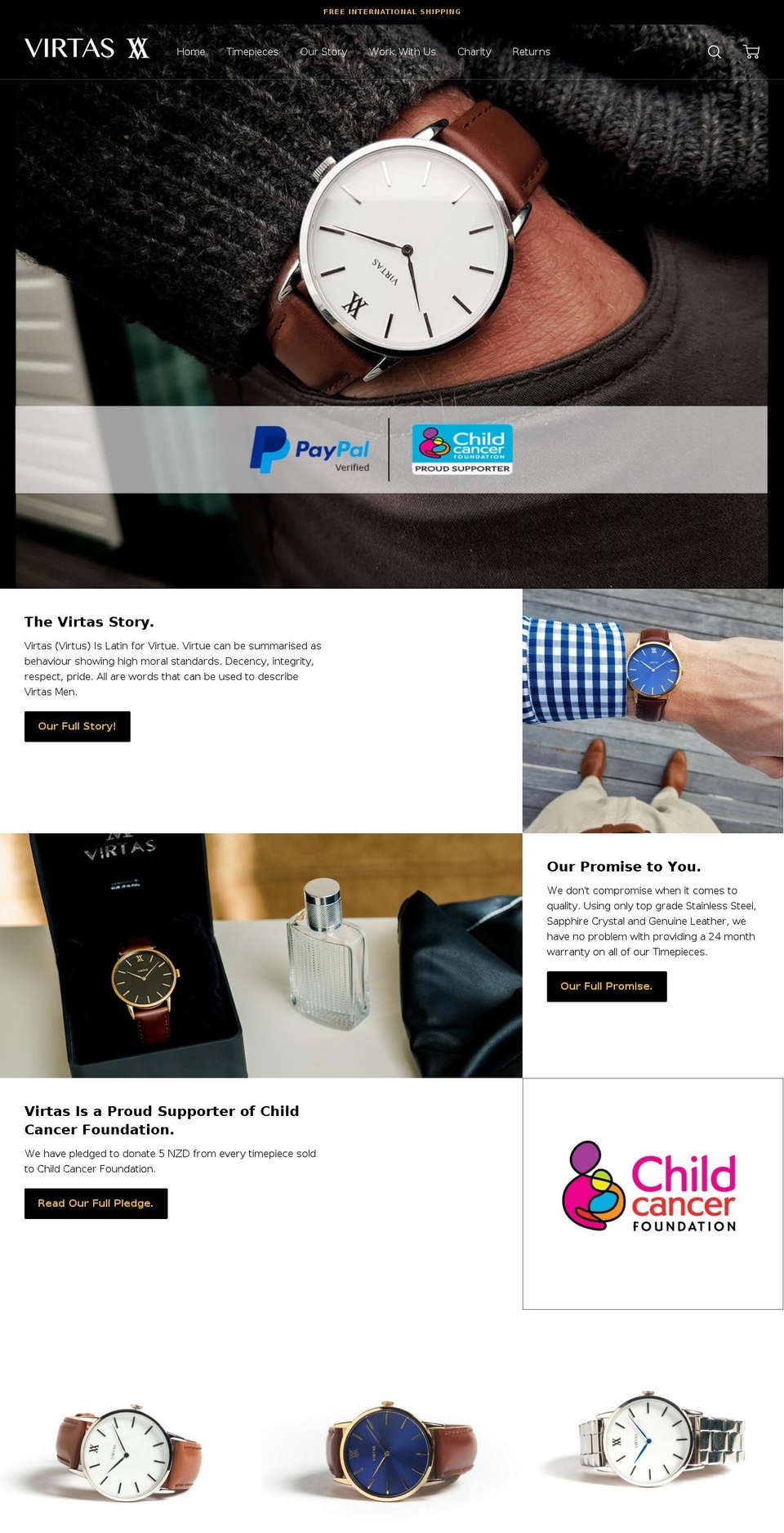 virtaswatch.com shopify website screenshot