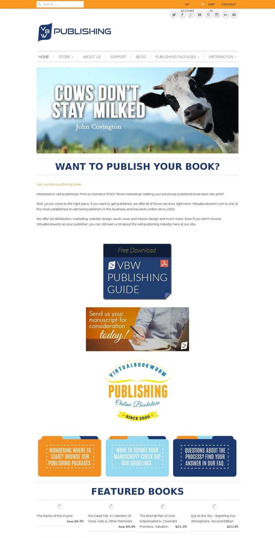 virtualbookworm.com shopify website screenshot