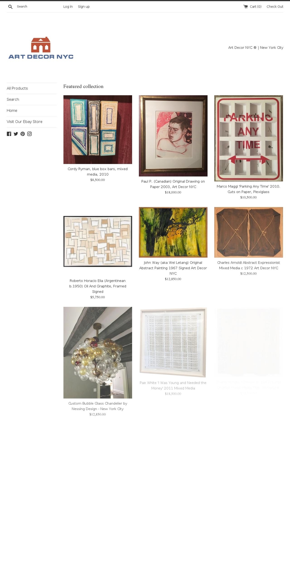 virtualconsignmentsnyc.com — Shopify storefront screenshot