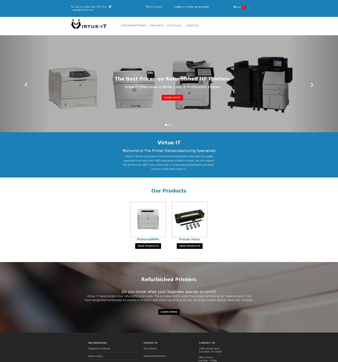 Tangent MTW Shopify theme site example virtueit.com