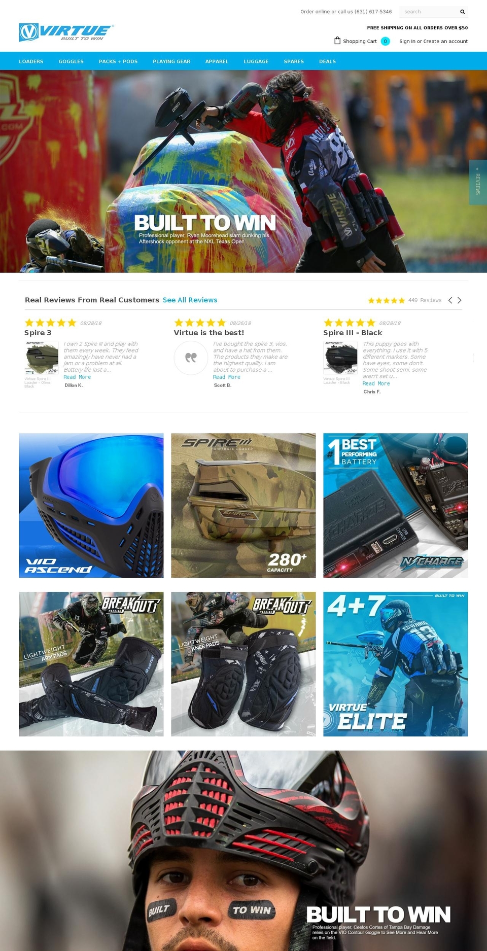 virtuepb.com — Shopify storefront screenshot