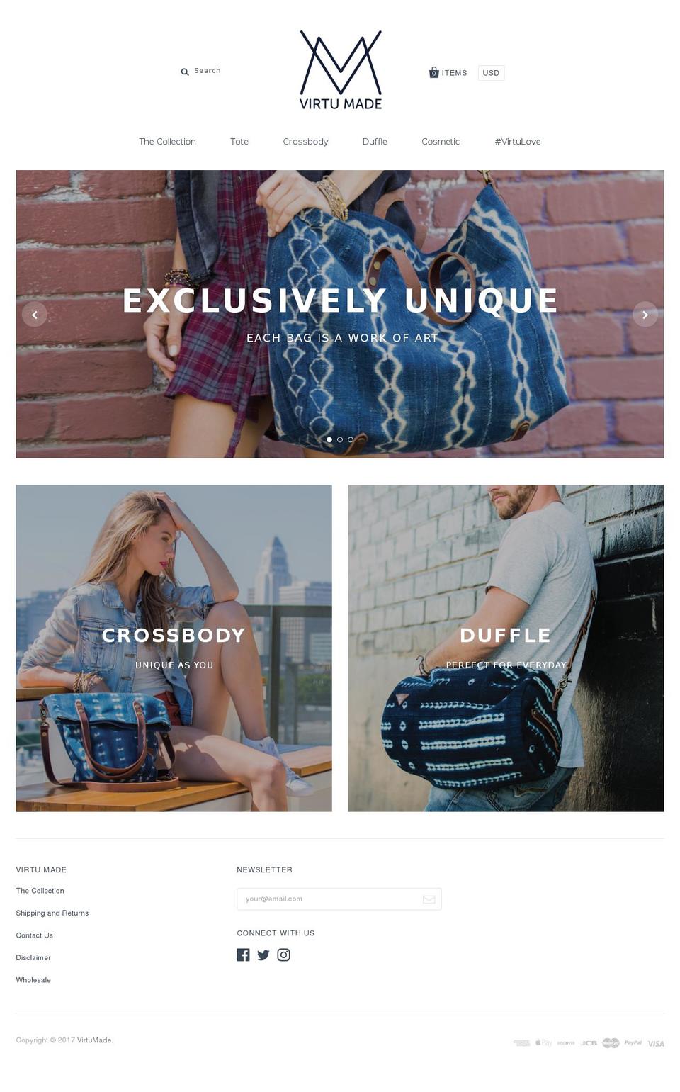 virtumade.com shopify website screenshot