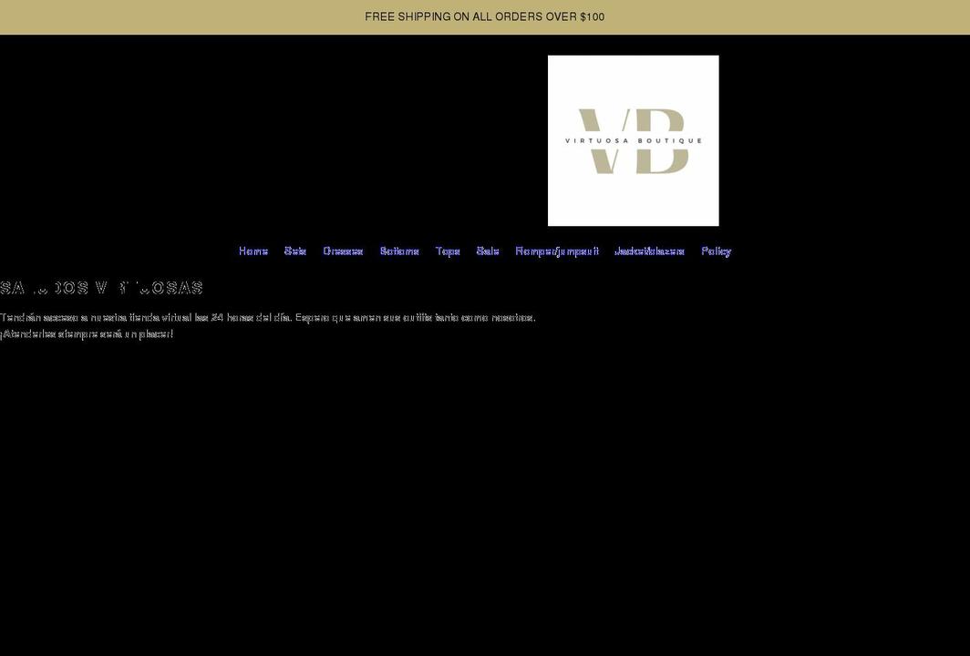 virtuosaboutiquepr.com shopify website screenshot