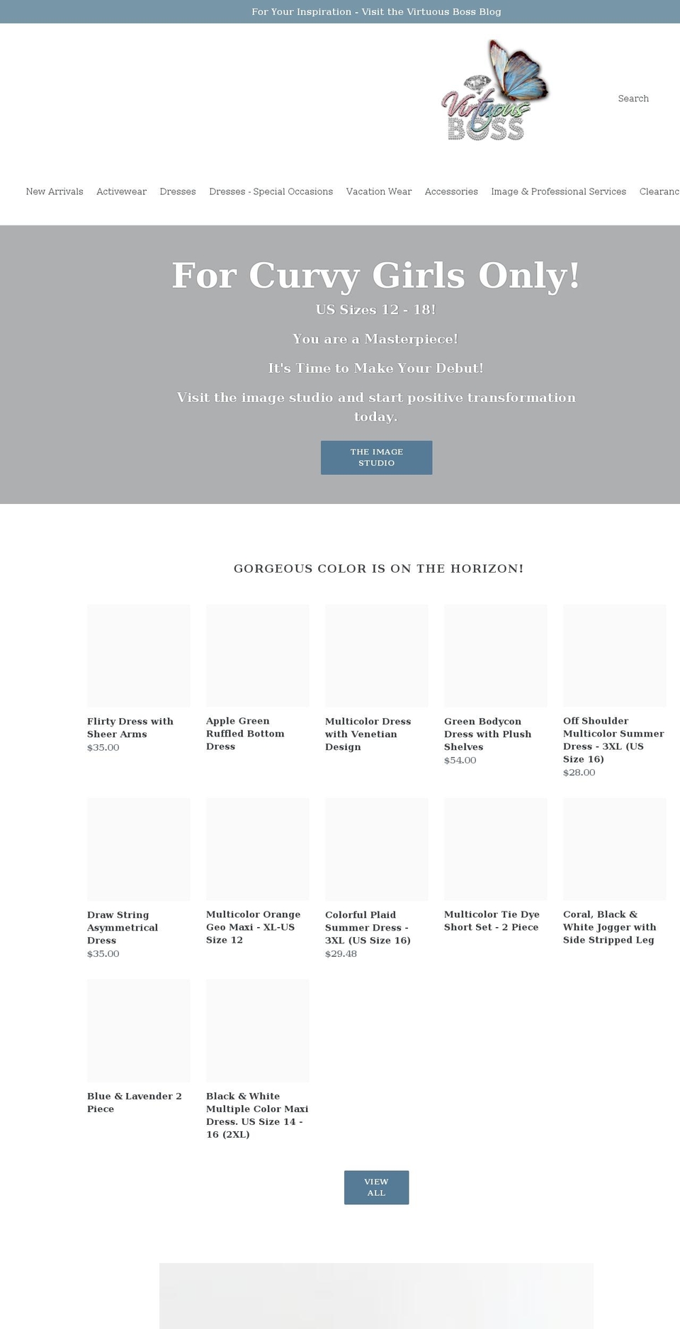 virtuousboss.com shopify website screenshot
