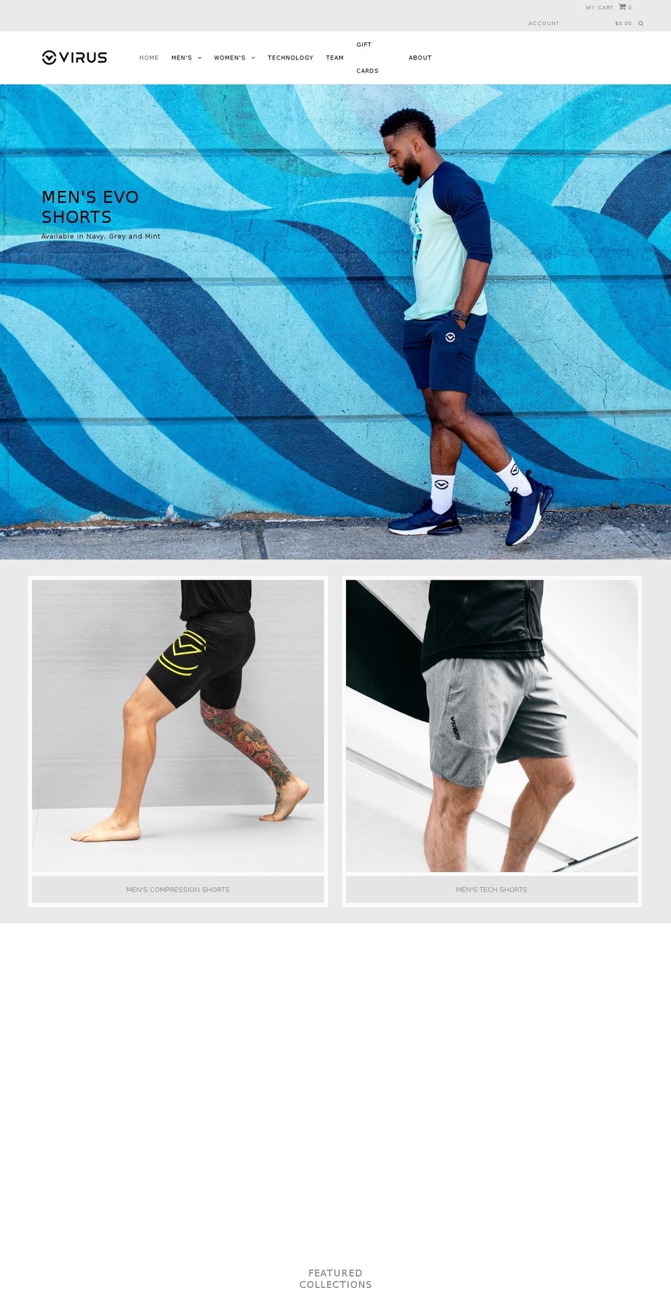 virusintl.ca shopify website screenshot