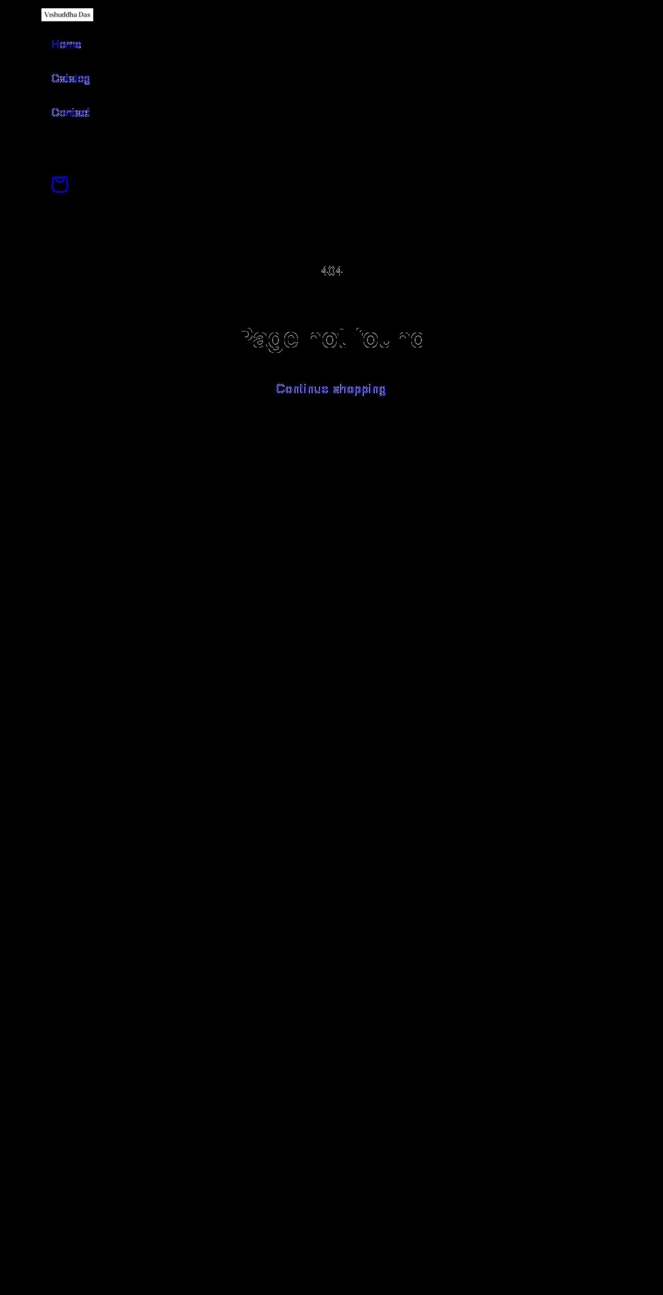 vishuddhadas.com — Shopify storefront screenshot