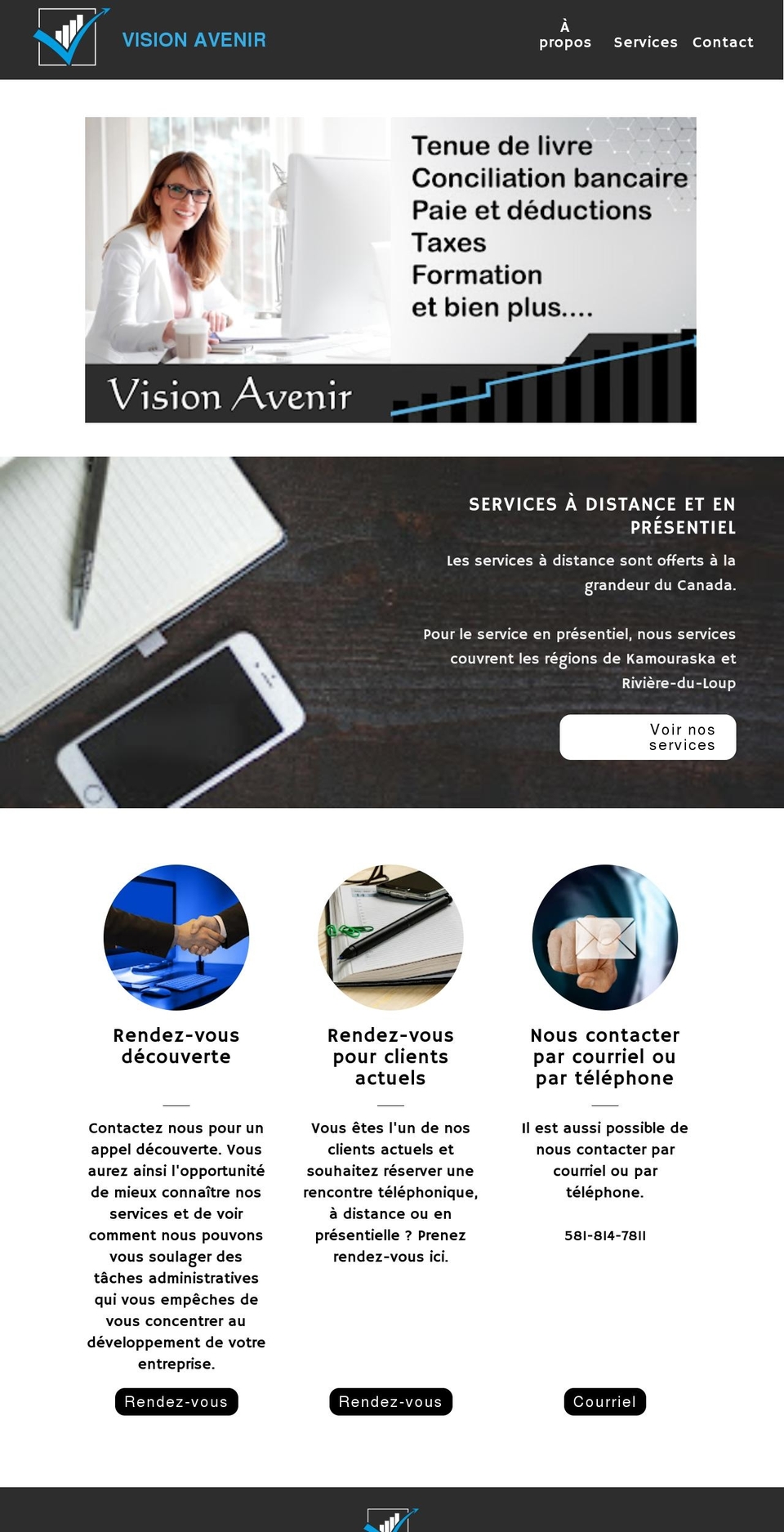 vision-avenir.com — Shopify storefront screenshot