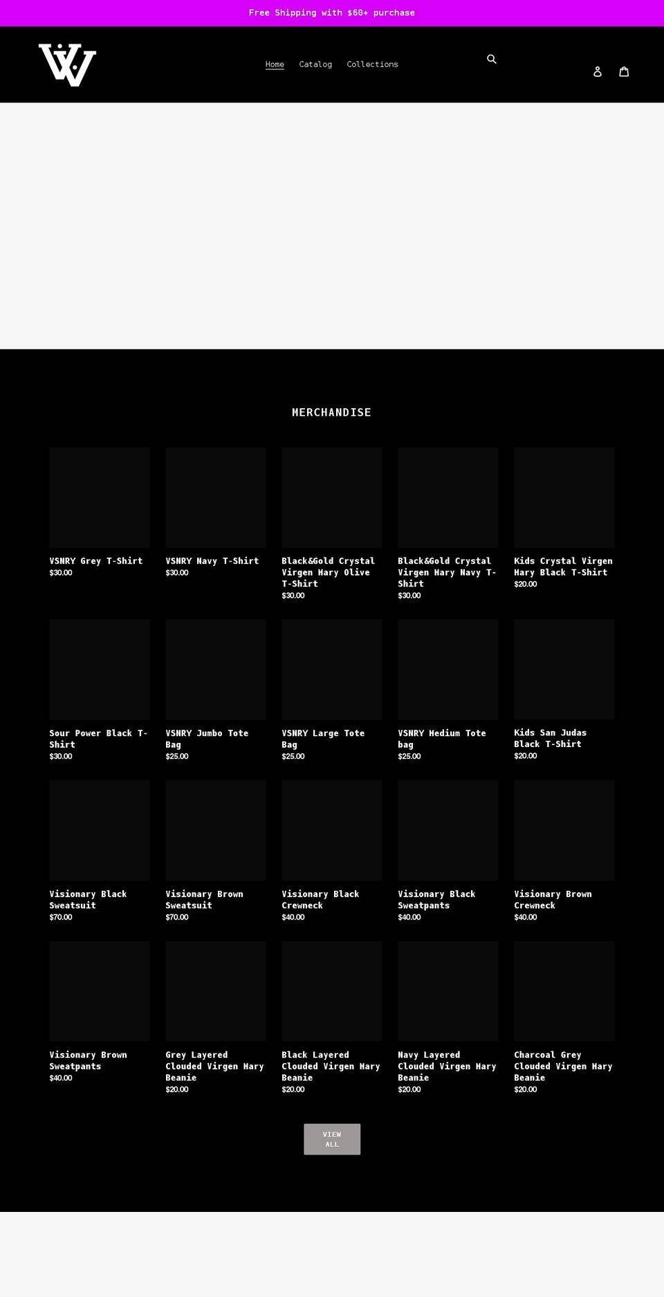 visionary-vistas.com shopify website screenshot