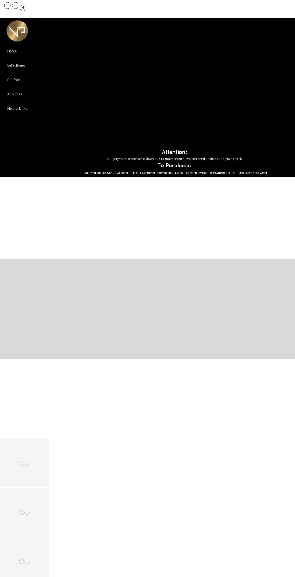 visionarypalette.com shopify website screenshot