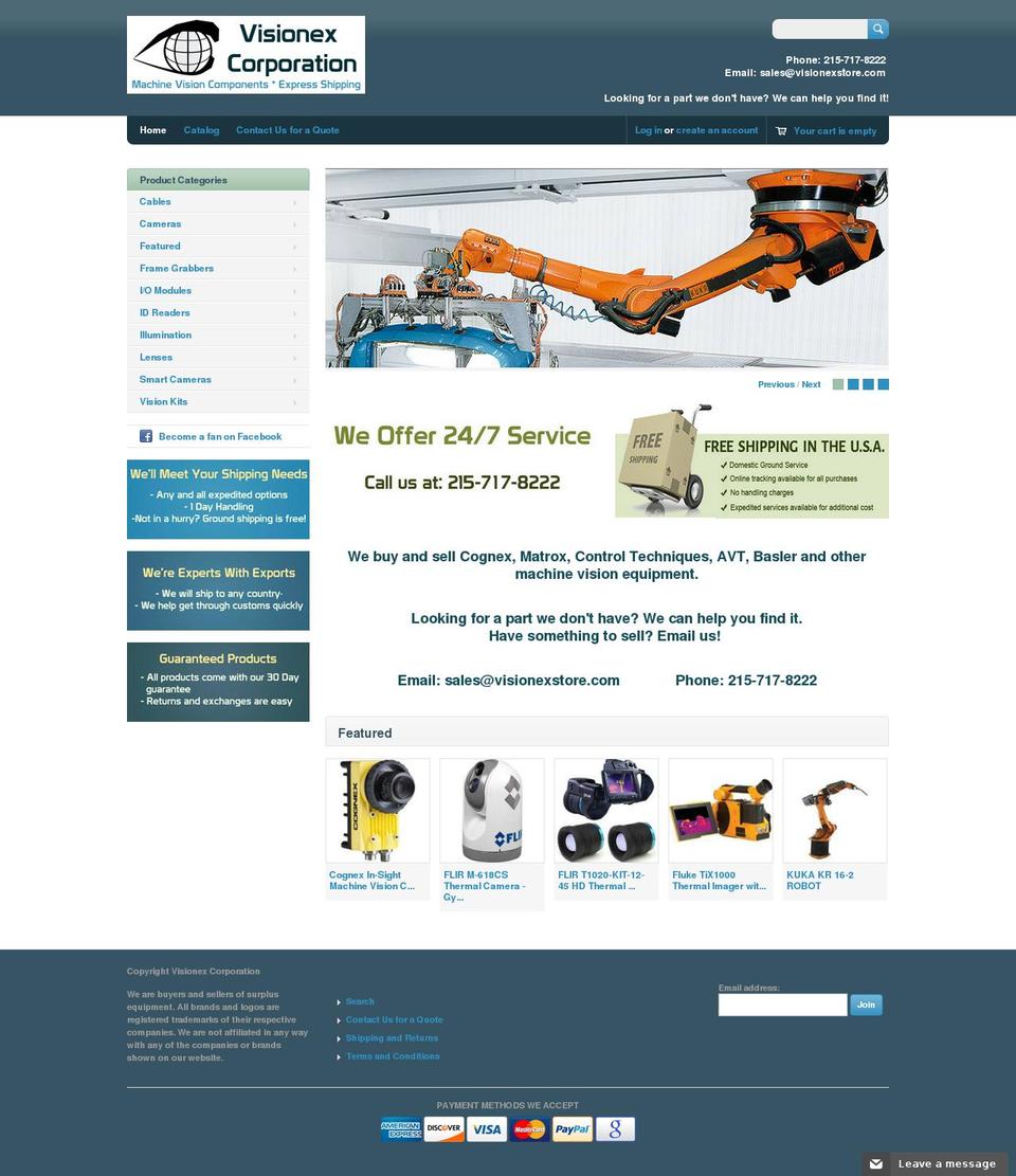 Megatronic without Prices\/Add Button Shopify theme site example visionexcorporation.com