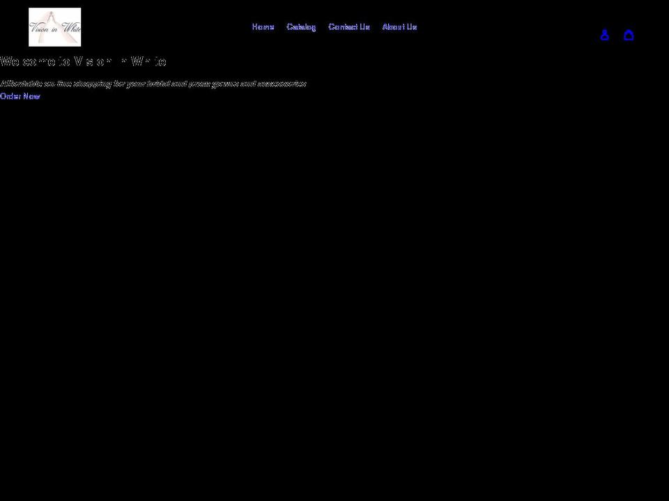 visioninwhitebridal.ca shopify website screenshot
