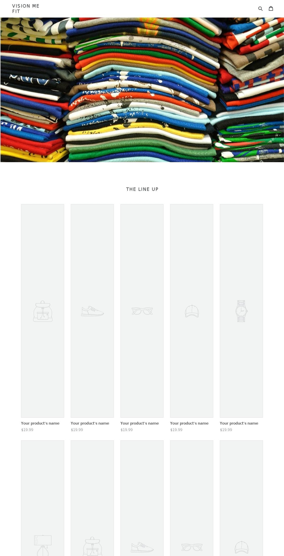 visionmefit.com — Shopify storefront screenshot