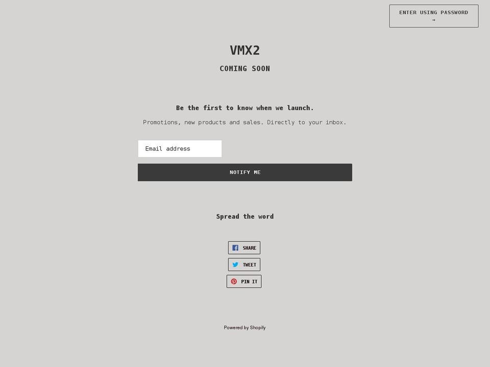 visionmmxx.com shopify website screenshot