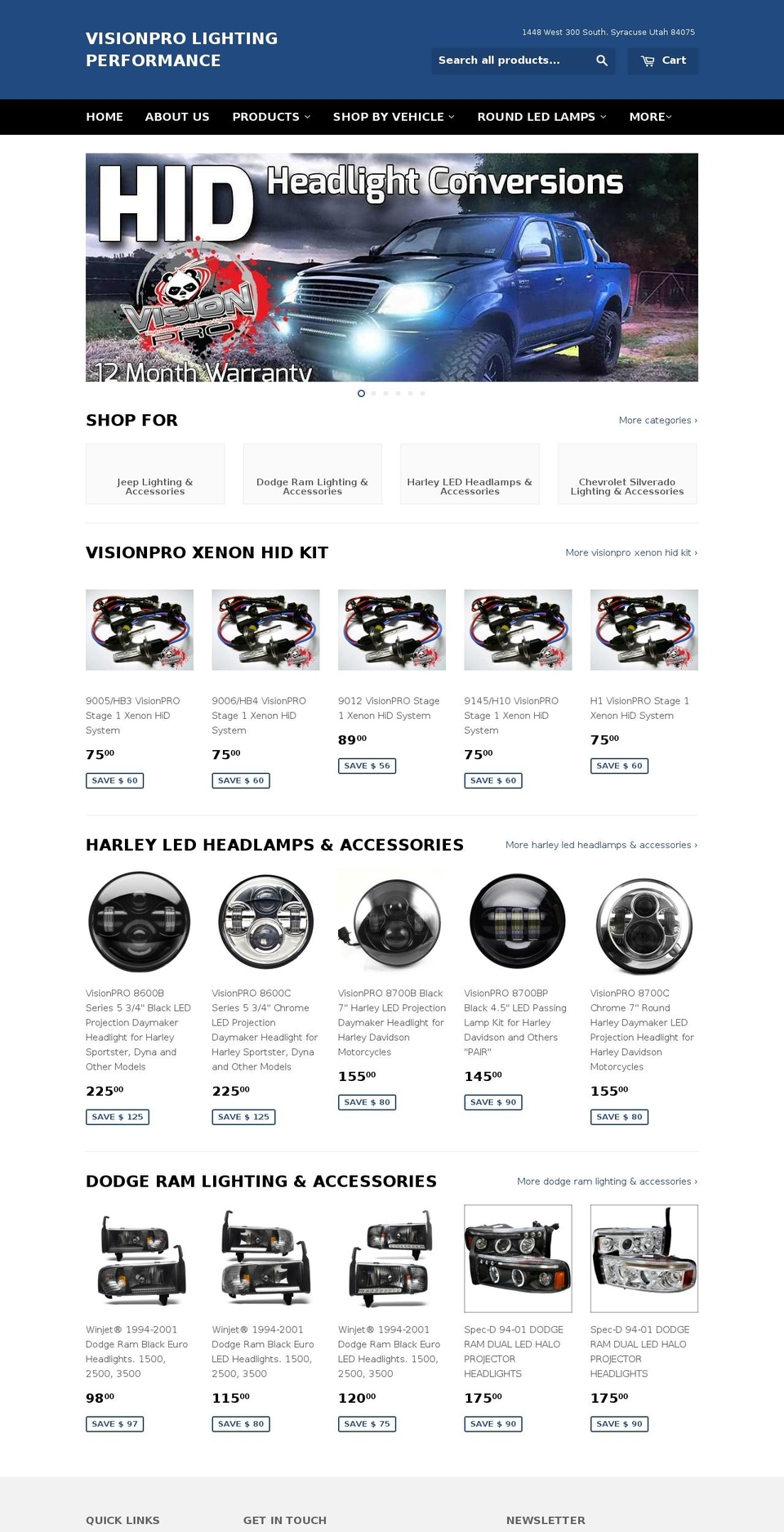 visionproxenon.com shopify website screenshot