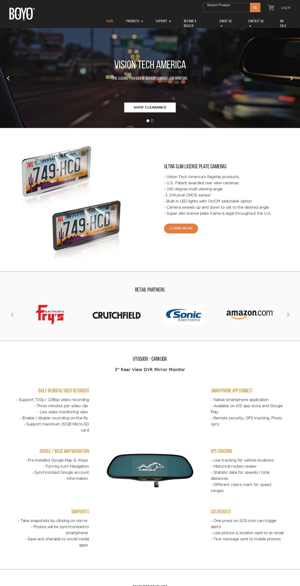 visiontechamerica.com shopify website screenshot