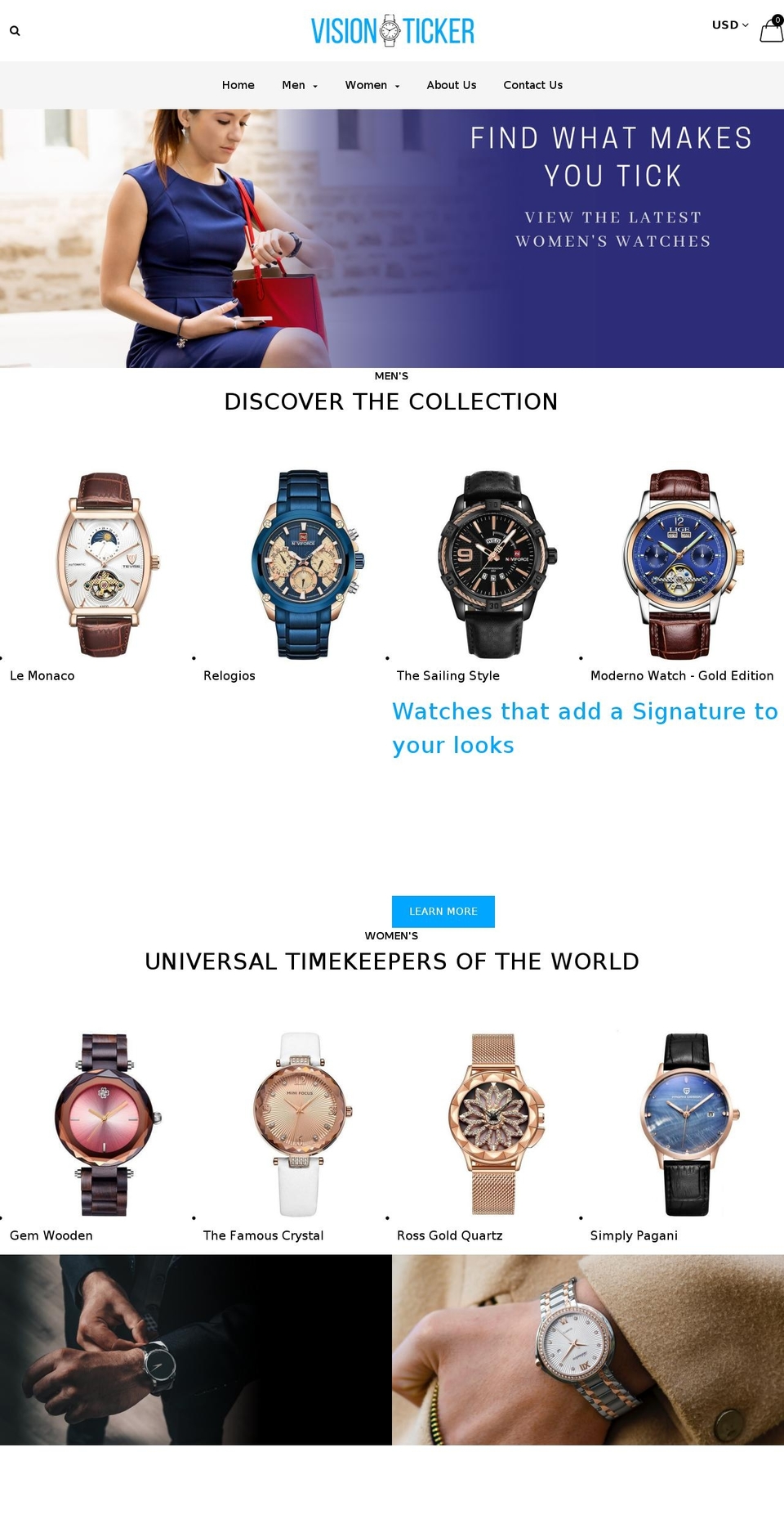 visionticker.com — Shopify storefront screenshot