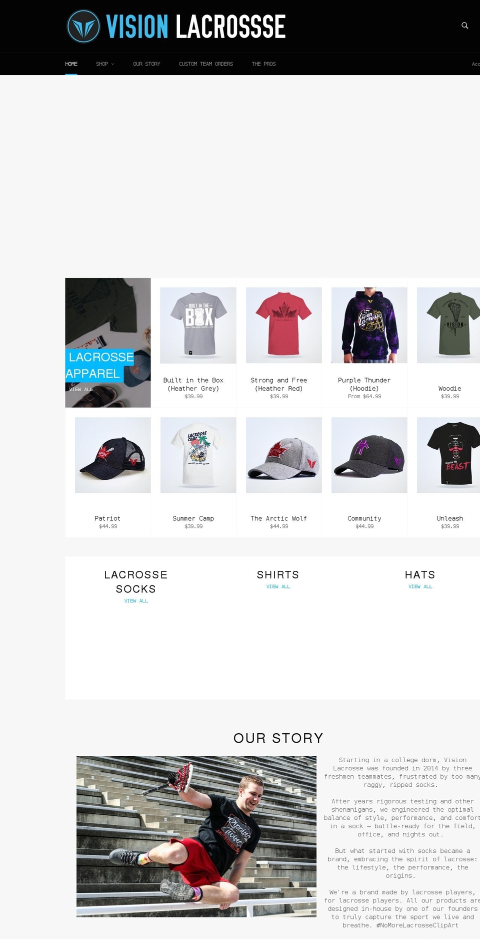 visionwear.ca shopify website screenshot