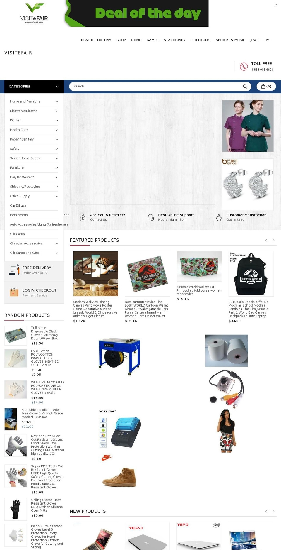 shoptown-installer Shopify theme site example visitefair.com