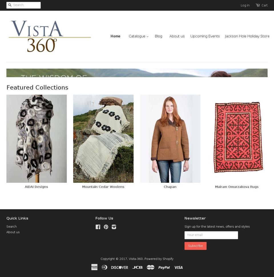 vista360.org shopify website screenshot