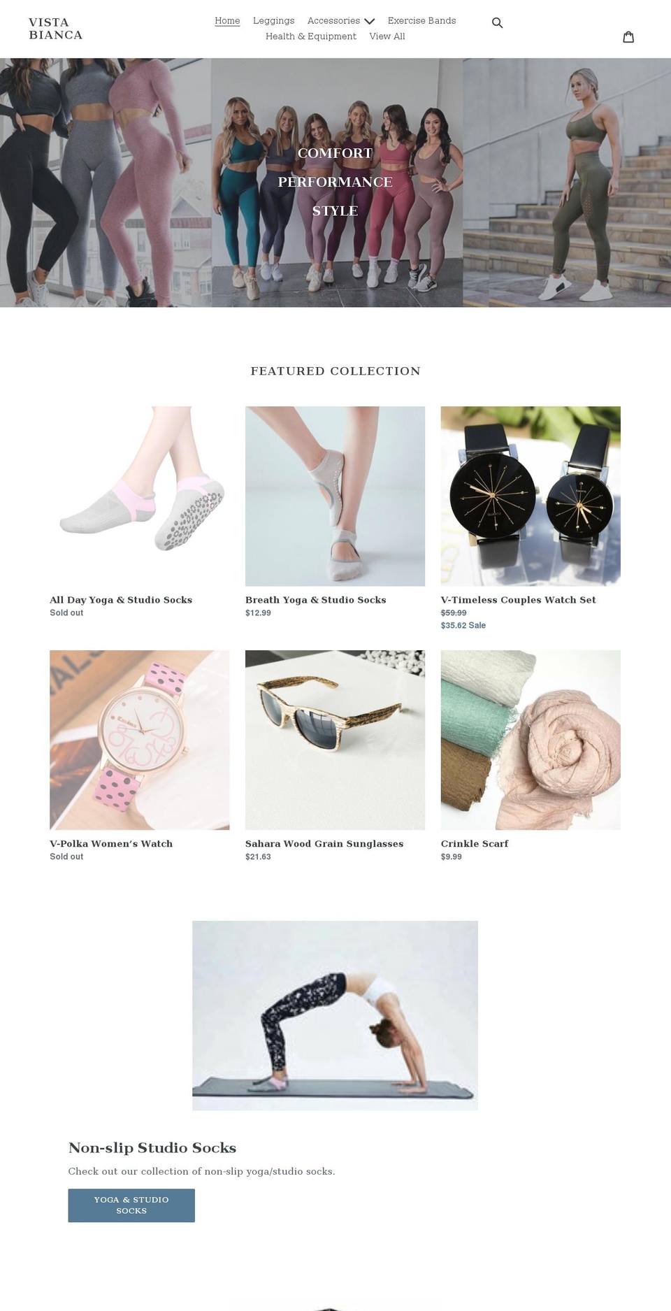 vistabianca.com shopify website screenshot
