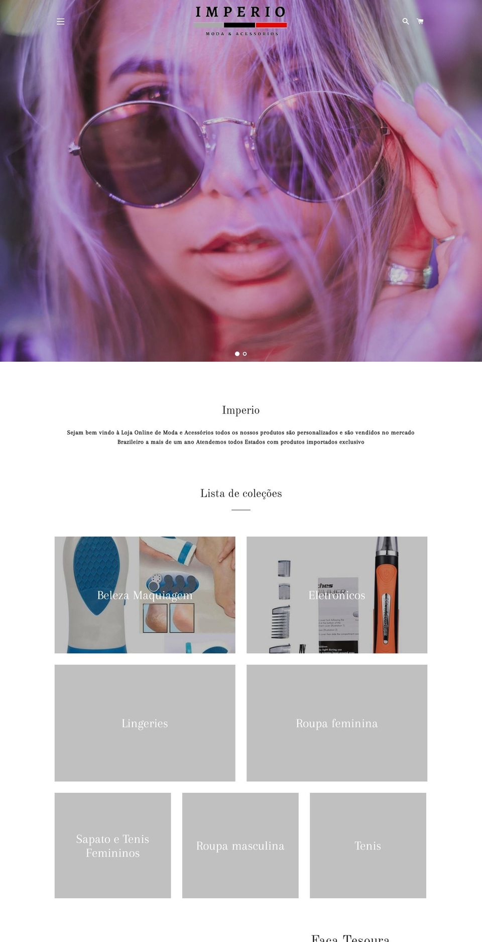 visualacessorios.com shopify website screenshot