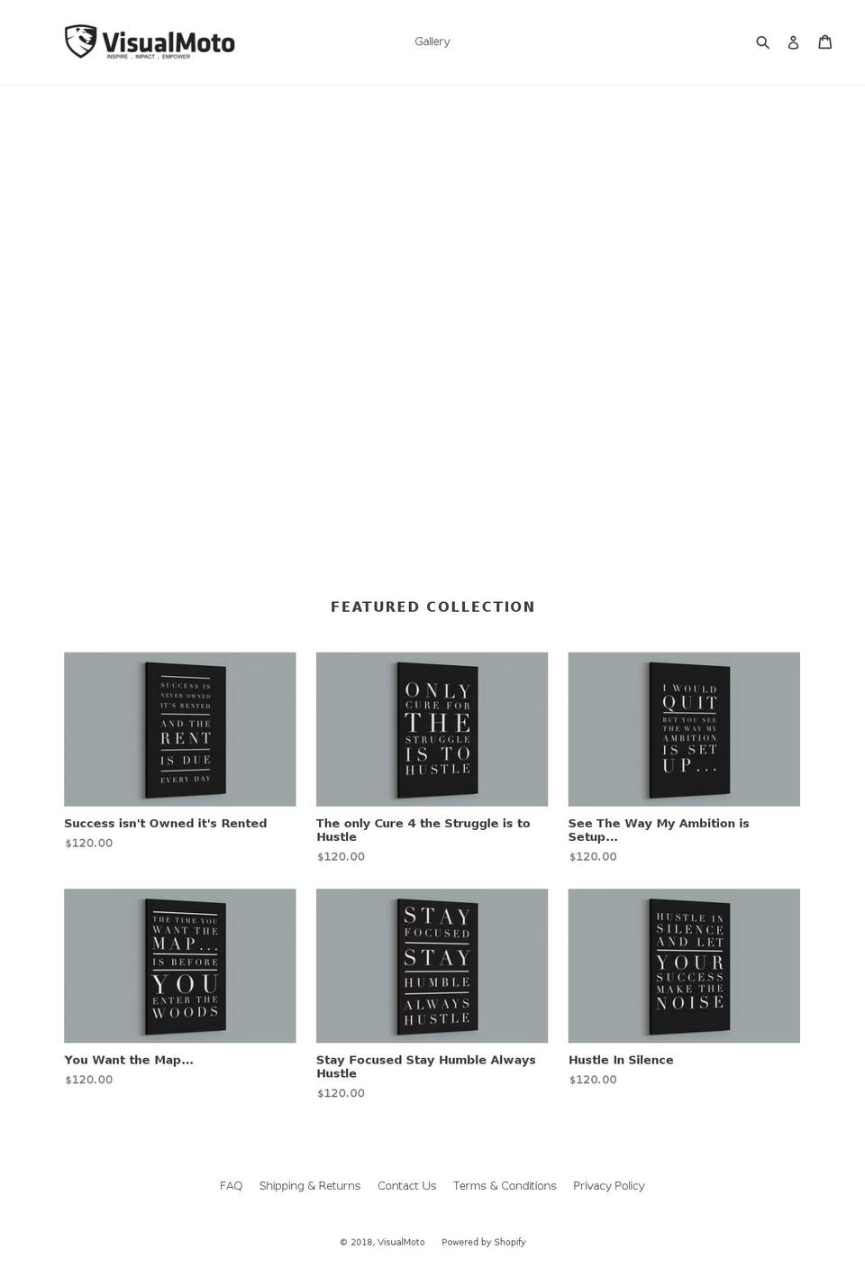 visualmoto.com — Shopify storefront screenshot