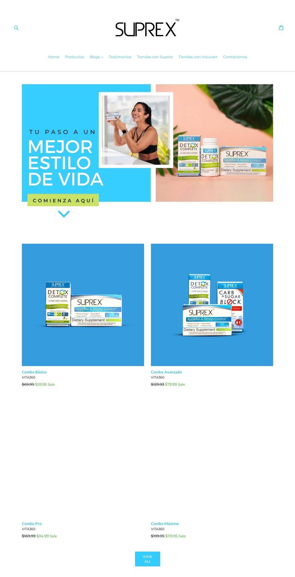 vita360pr.com — Shopify storefront screenshot