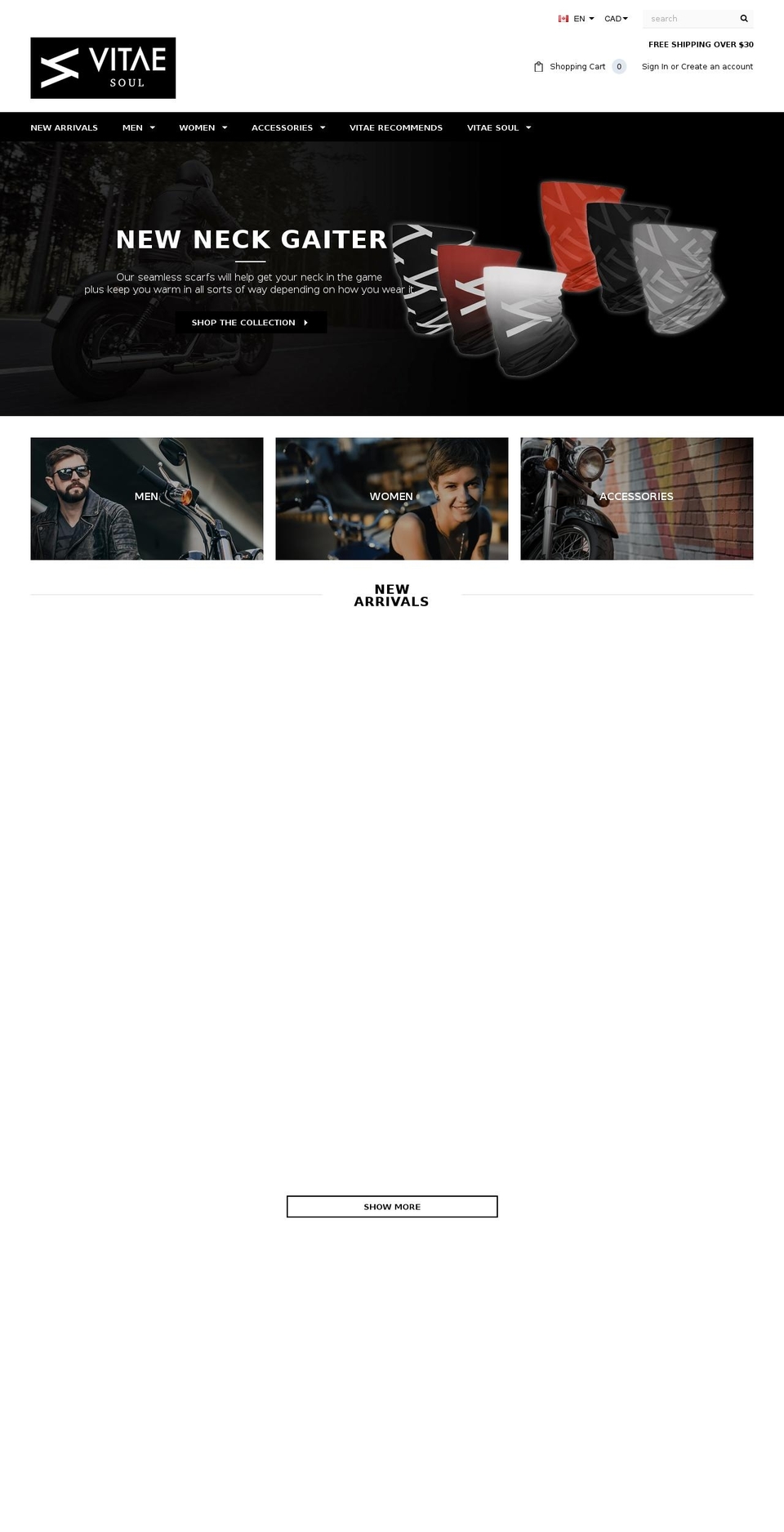 vitaecycle.com shopify website screenshot