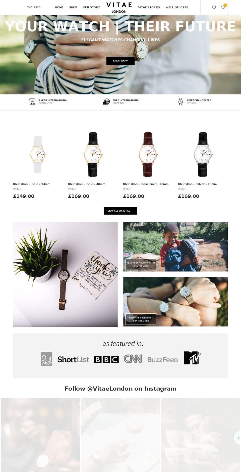 Belyn v.. Shopify theme site example vitaelondon.com