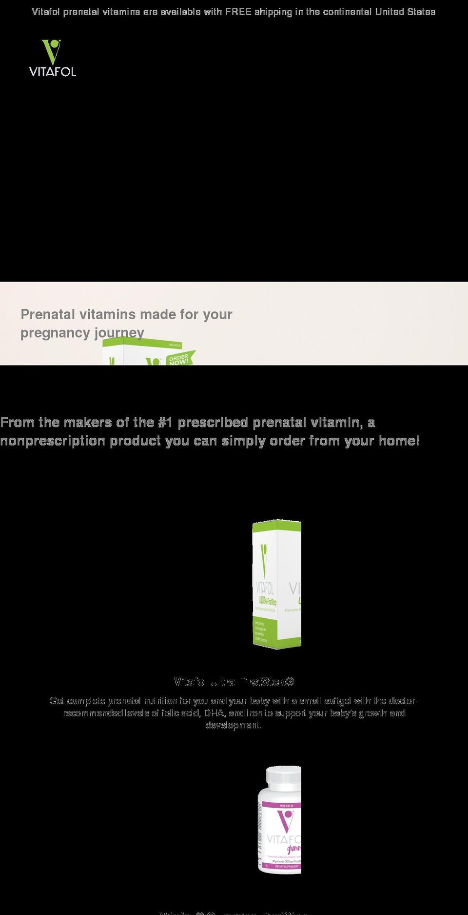 vitafolshop.com shopify website screenshot